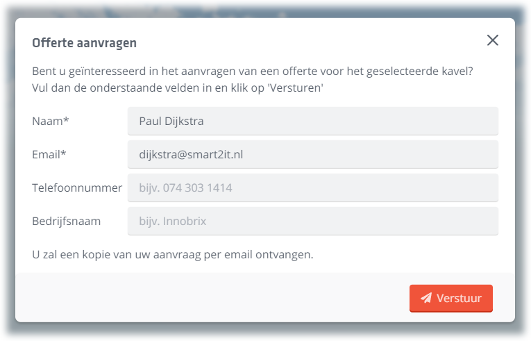 Offerte Aanvragen