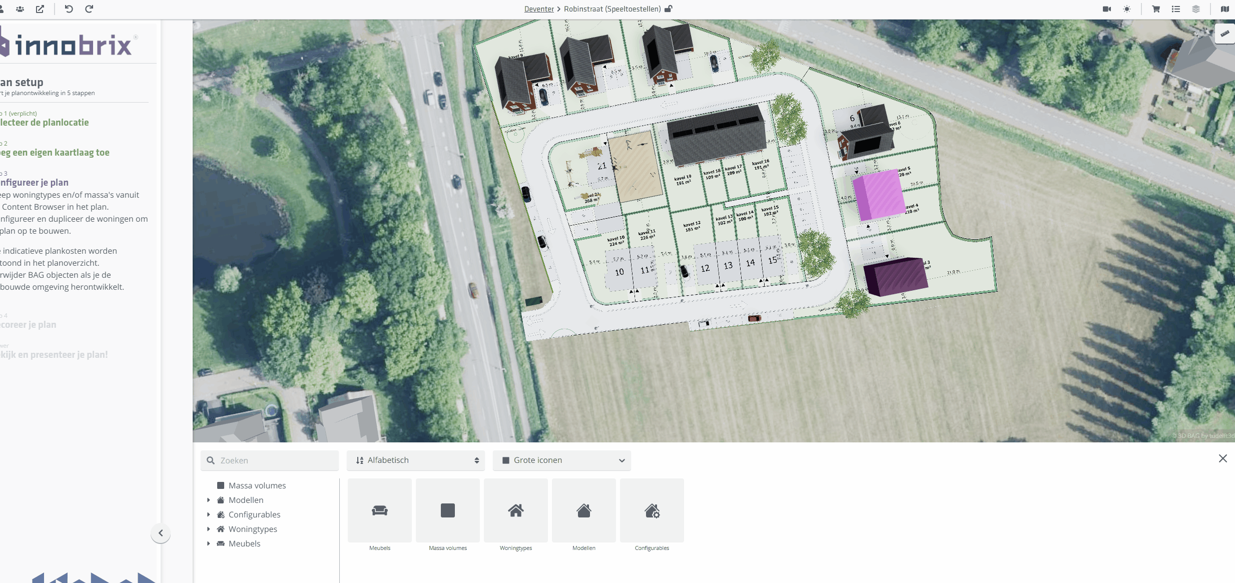 Voeg een Woningtype toe aan een plan