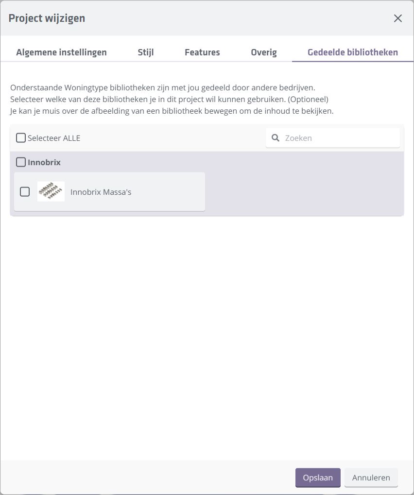 Gedeelde Woningtype Bibliotheken