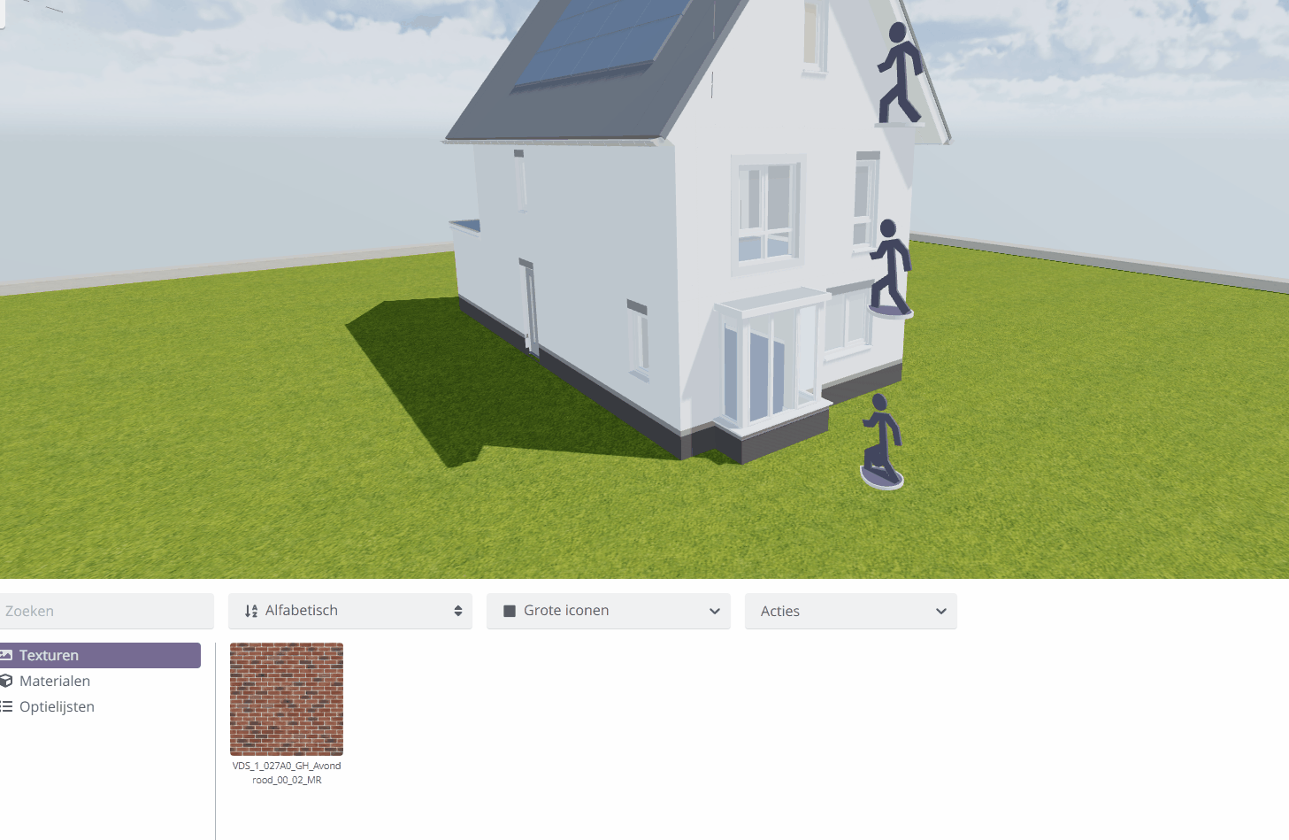 Apply texture to a material